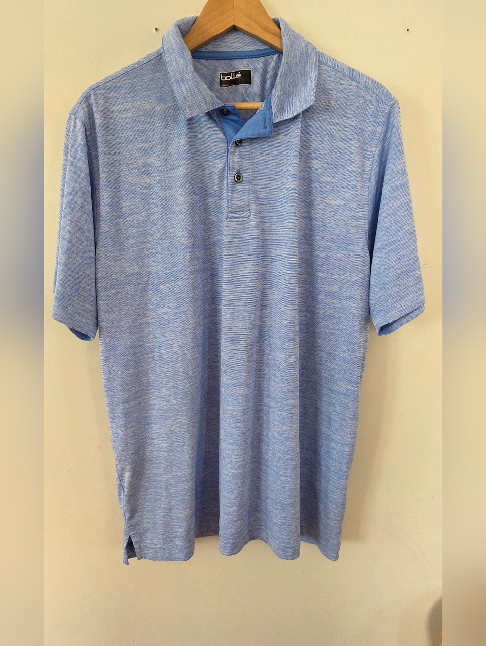 bolle Men's‎ Heather Sky Blue Polo